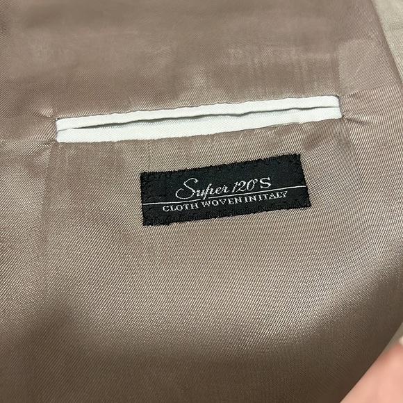 Vintage Oversized Blazer Tan MADE IN CANADA - Picture 6 of 15